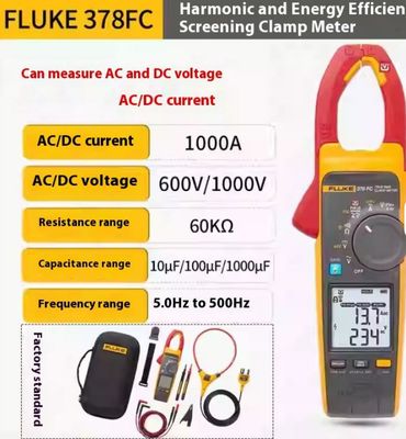 F378FC Screening Clamp Meter 374 True RMS AC/DC Clamp Meter Fluk-e F375 Clamp Meter