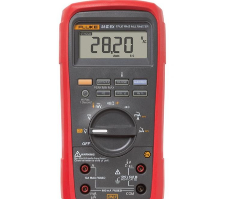 Fluke 28 II Ex Intrinsically Safe True RMS Digital Multimeter 28-II-EX， CAT IV 600 V