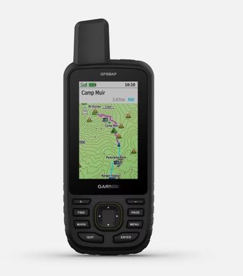 Garmin GPSMAP 67 Rugged Outdoor GPS with Multi-Band Support Stock