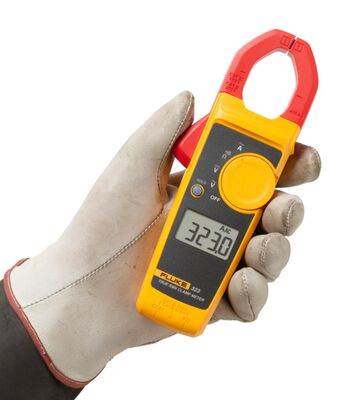 Fluke 323 True RMS Clamp Meter avec mesure du courant alternatif de 400 A et de la tension de 600 V