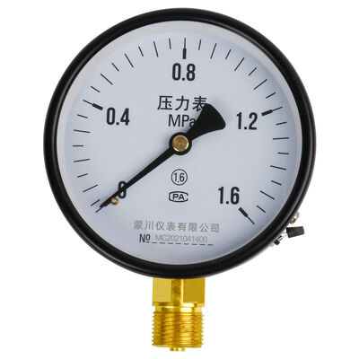 2 Inch Threaded Differential Pressure Gauge 1.5 Lbs Weight