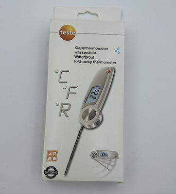Testo 104 Food Probe Thermometer With HACCP Compliant, Waterproof Food Thermometer Testo 104 (Order No. 0563 0104)