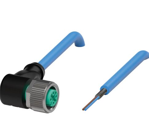 Le connecteur de câble M12 féminin de Pepperl + Fuchs NAMUR à 2 broches avec protection IP66/IP68/IP69