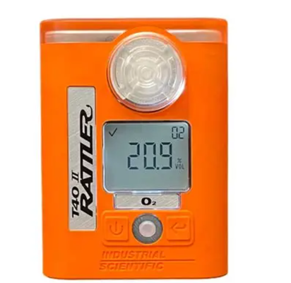Moniteur de gaz unique portable Rattler Industrial Scientific T40 II et travailleurs du T-Dock dans des environnements dangereux