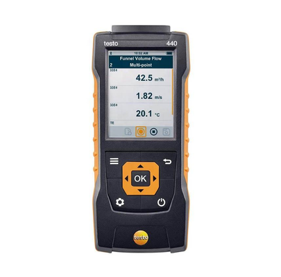 Testo 440 haute précision large gamme contrôleur de température et d'humidité intelligent affichage numérique 0.1C/F Résolution 1 an