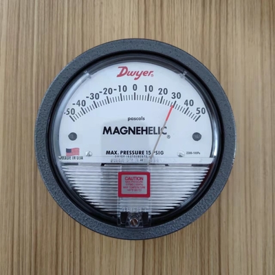 Manomètre différentiel haute température en aluminium Dwyer, Magnehelic, 2300-50MM